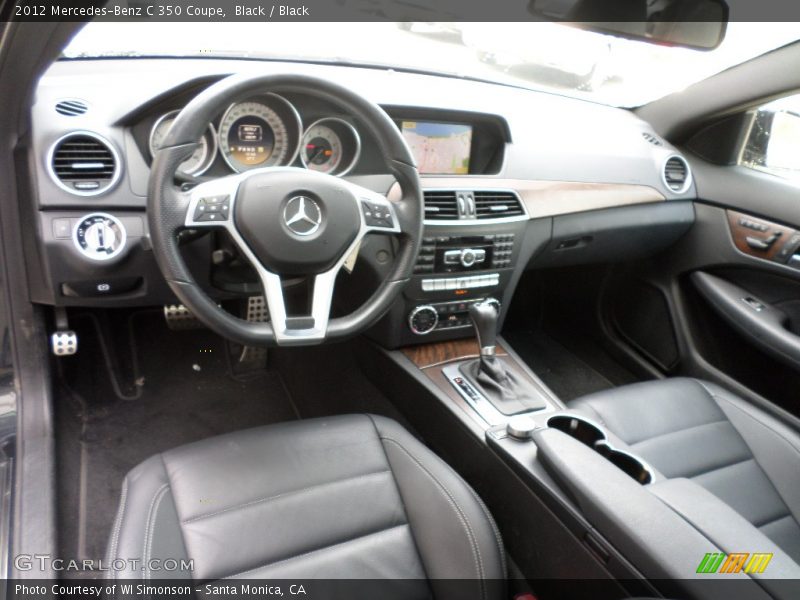 Black / Black 2012 Mercedes-Benz C 350 Coupe