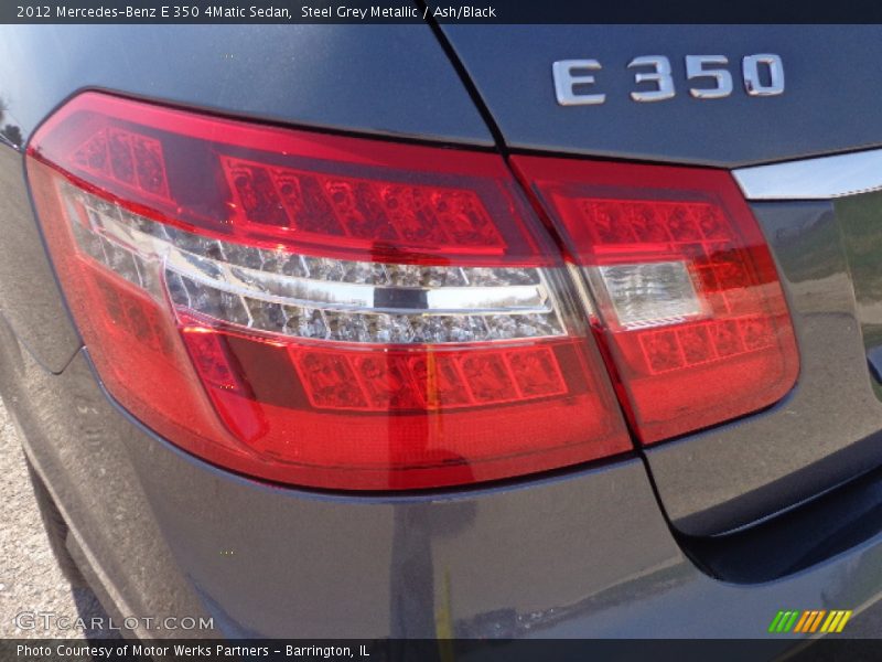 Steel Grey Metallic / Ash/Black 2012 Mercedes-Benz E 350 4Matic Sedan