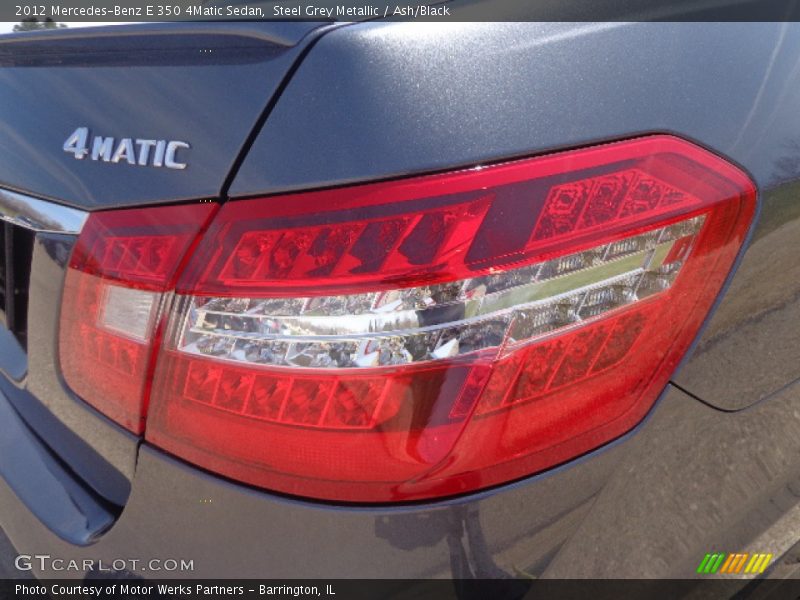 Steel Grey Metallic / Ash/Black 2012 Mercedes-Benz E 350 4Matic Sedan