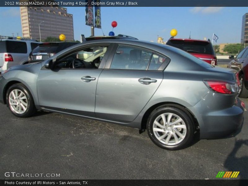 Dolphin Gray Mica / Black 2012 Mazda MAZDA3 i Grand Touring 4 Door