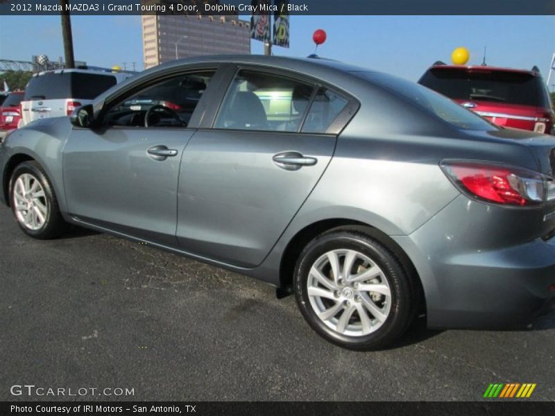 Dolphin Gray Mica / Black 2012 Mazda MAZDA3 i Grand Touring 4 Door