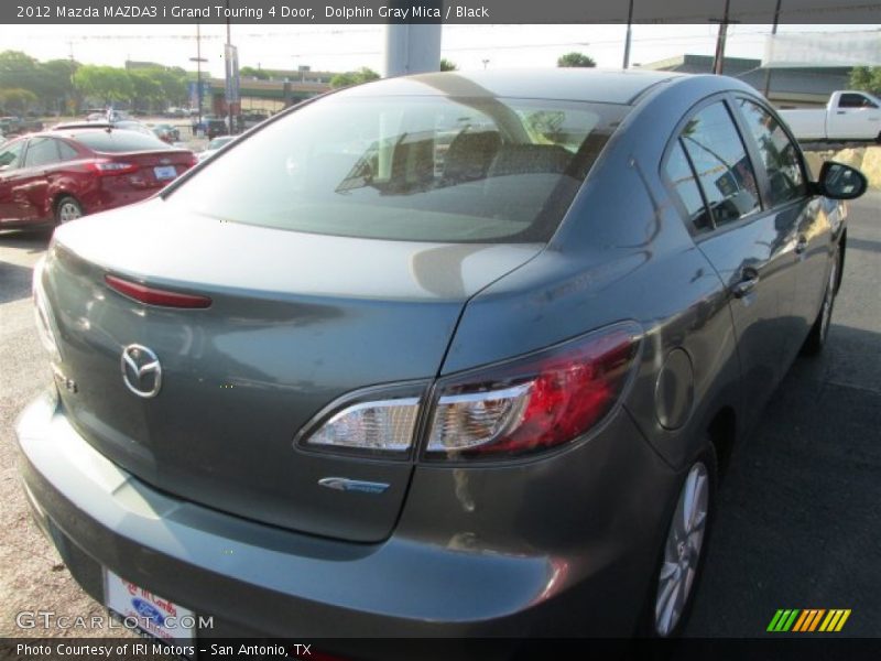 Dolphin Gray Mica / Black 2012 Mazda MAZDA3 i Grand Touring 4 Door