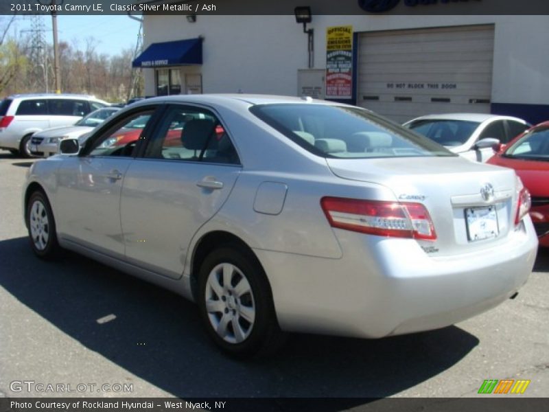 Classic Silver Metallic / Ash 2011 Toyota Camry LE