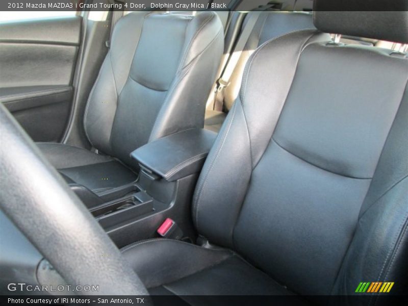 Dolphin Gray Mica / Black 2012 Mazda MAZDA3 i Grand Touring 4 Door