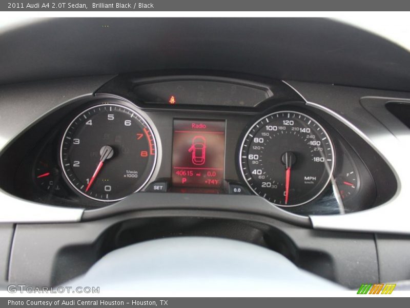Brilliant Black / Black 2011 Audi A4 2.0T Sedan