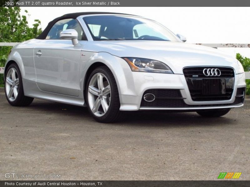 Ice Silver Metallic / Black 2015 Audi TT 2.0T quattro Roadster