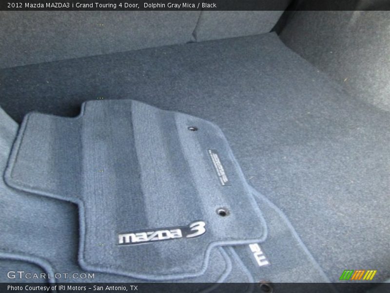 Dolphin Gray Mica / Black 2012 Mazda MAZDA3 i Grand Touring 4 Door