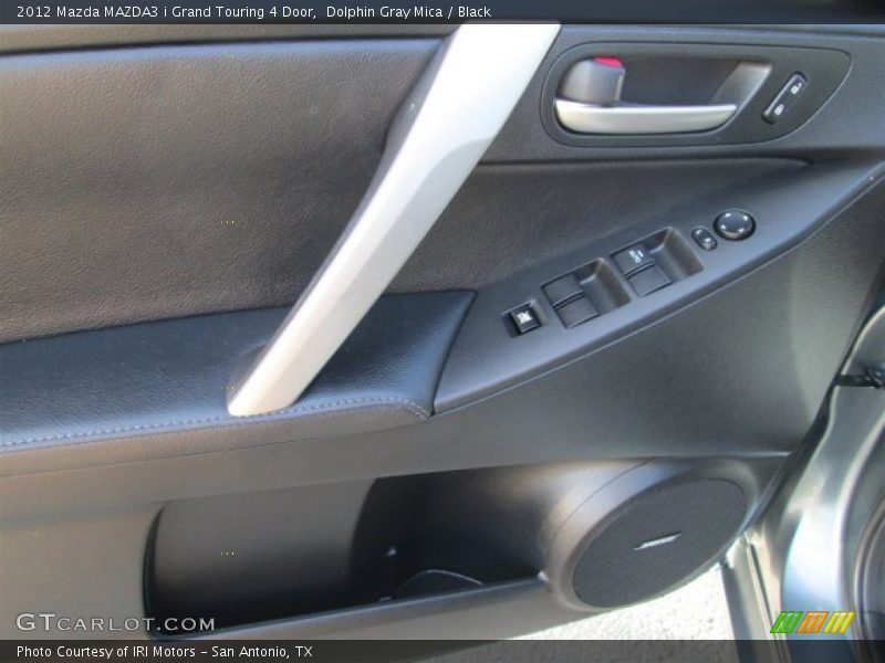 Dolphin Gray Mica / Black 2012 Mazda MAZDA3 i Grand Touring 4 Door