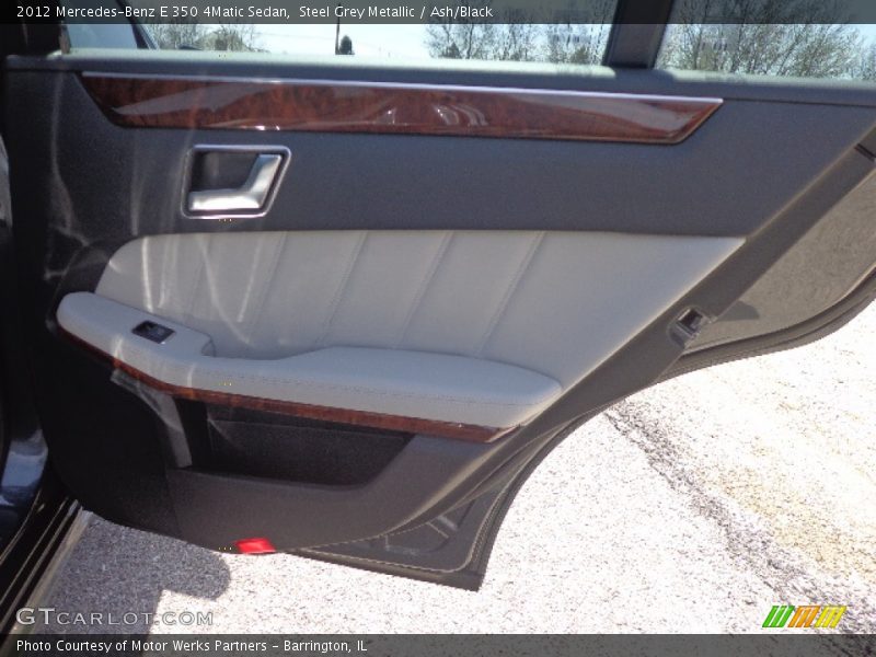 Steel Grey Metallic / Ash/Black 2012 Mercedes-Benz E 350 4Matic Sedan