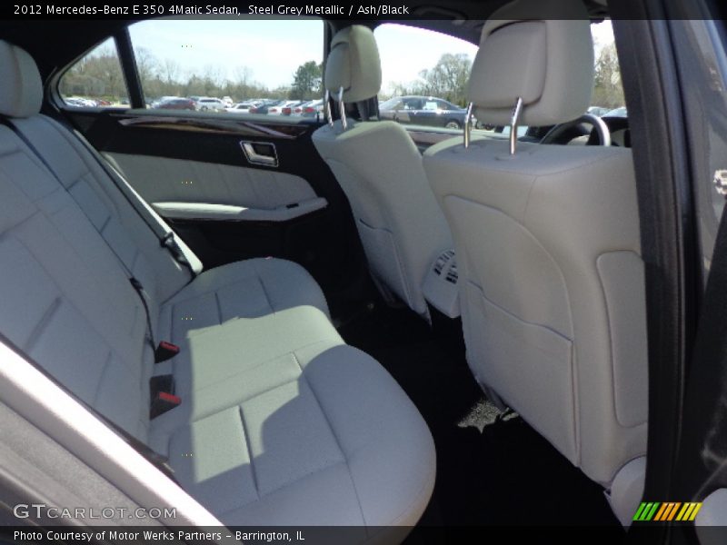 Steel Grey Metallic / Ash/Black 2012 Mercedes-Benz E 350 4Matic Sedan