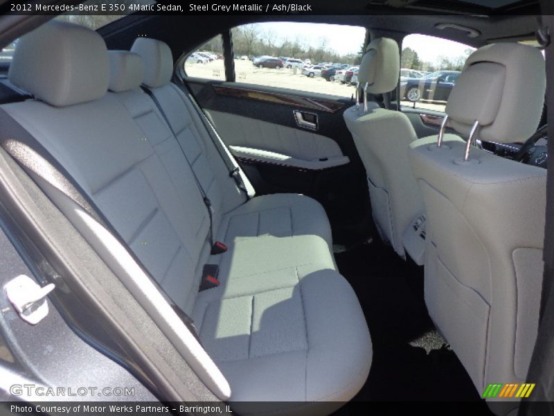 Steel Grey Metallic / Ash/Black 2012 Mercedes-Benz E 350 4Matic Sedan