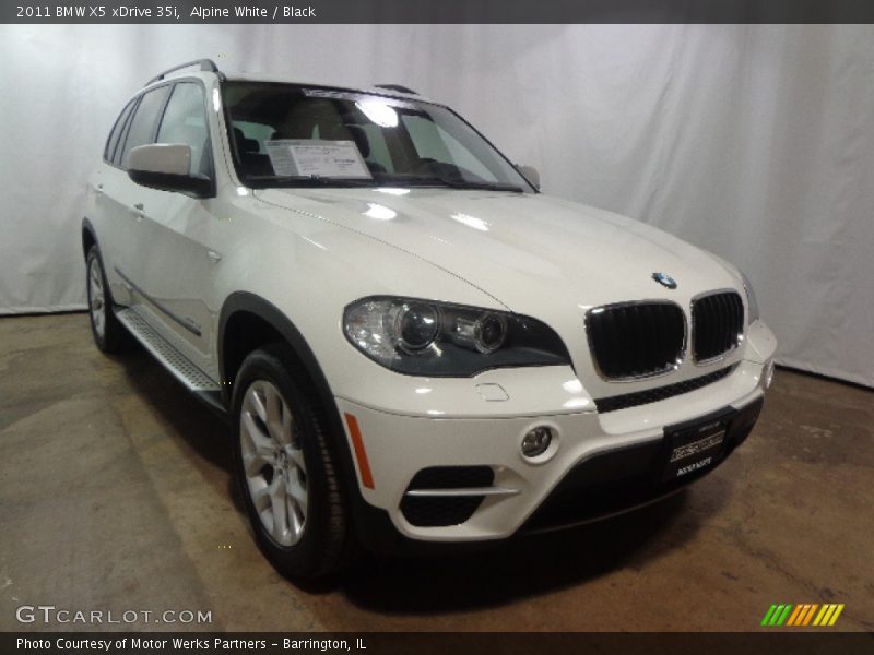 Alpine White / Black 2011 BMW X5 xDrive 35i