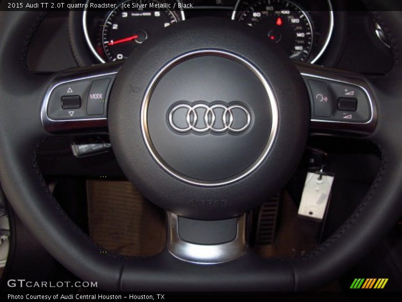 Ice Silver Metallic / Black 2015 Audi TT 2.0T quattro Roadster