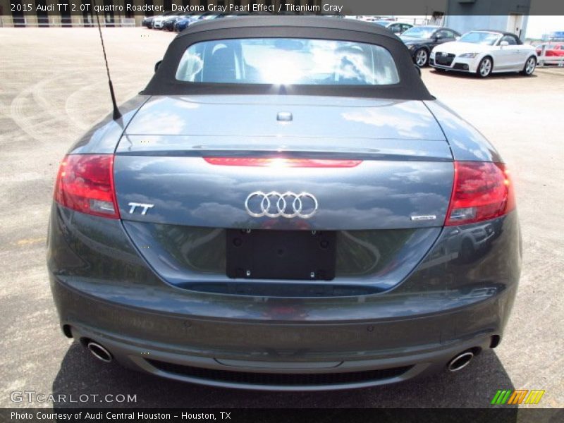 Daytona Gray Pearl Effect / Titanium Gray 2015 Audi TT 2.0T quattro Roadster