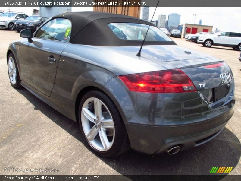 Daytona Gray Pearl Effect / Titanium Gray 2015 Audi TT 2.0T quattro Roadster
