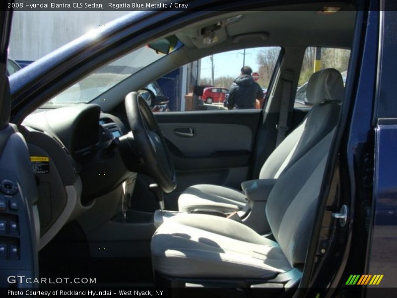 Regatta Blue Metallic / Gray 2008 Hyundai Elantra GLS Sedan
