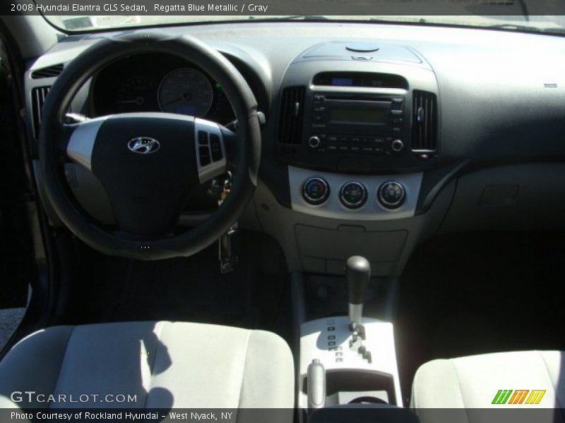 Regatta Blue Metallic / Gray 2008 Hyundai Elantra GLS Sedan