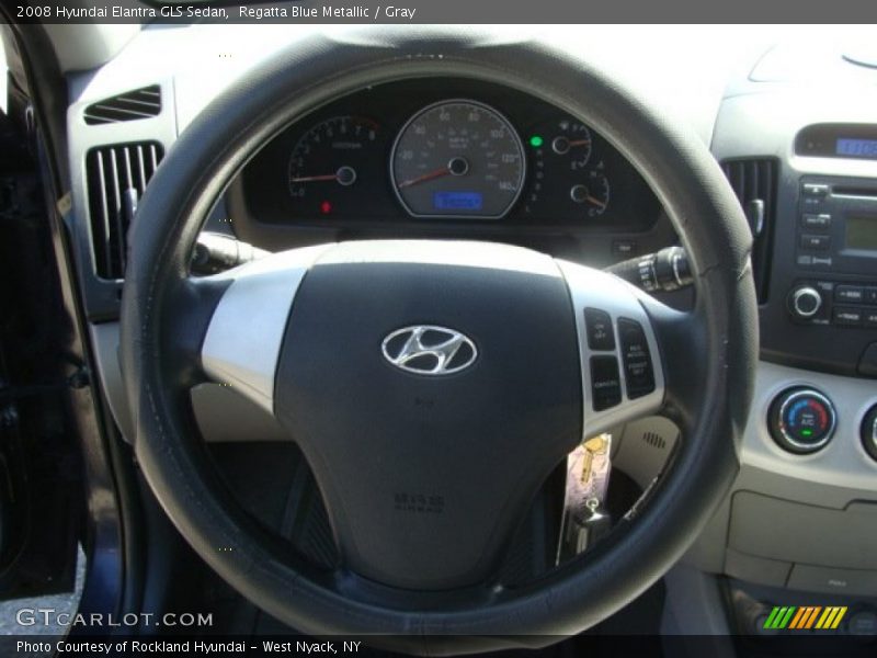 Regatta Blue Metallic / Gray 2008 Hyundai Elantra GLS Sedan