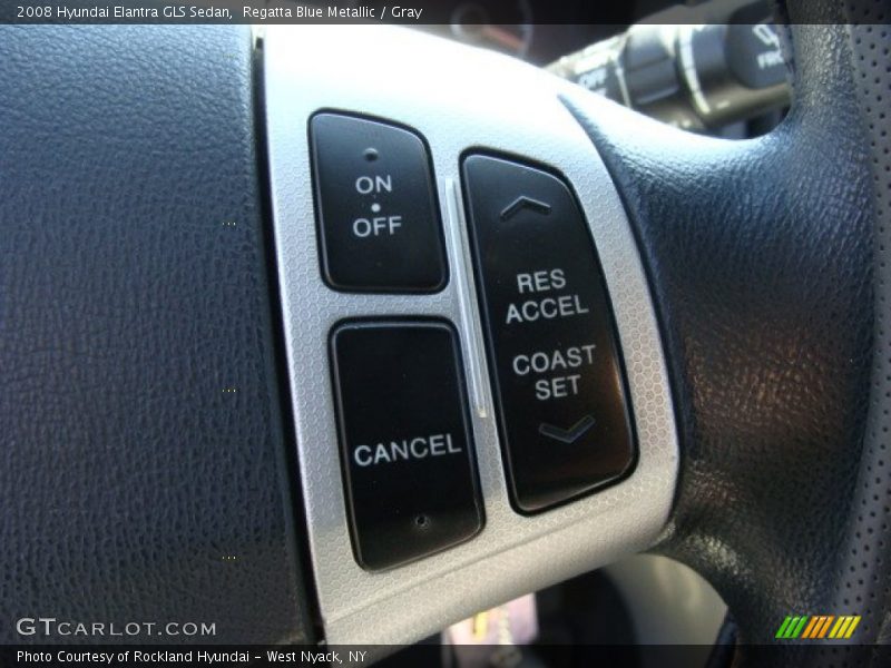 Regatta Blue Metallic / Gray 2008 Hyundai Elantra GLS Sedan