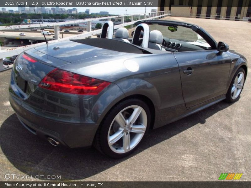 Daytona Gray Pearl Effect / Titanium Gray 2015 Audi TT 2.0T quattro Roadster