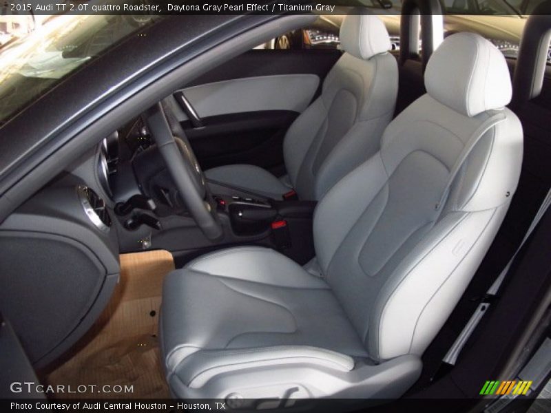  2015 TT 2.0T quattro Roadster Titanium Gray Interior