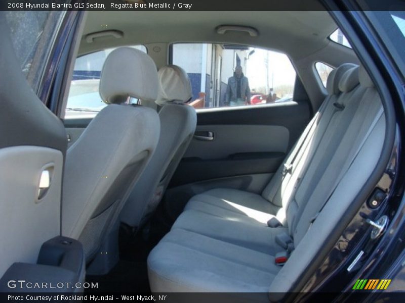 Regatta Blue Metallic / Gray 2008 Hyundai Elantra GLS Sedan
