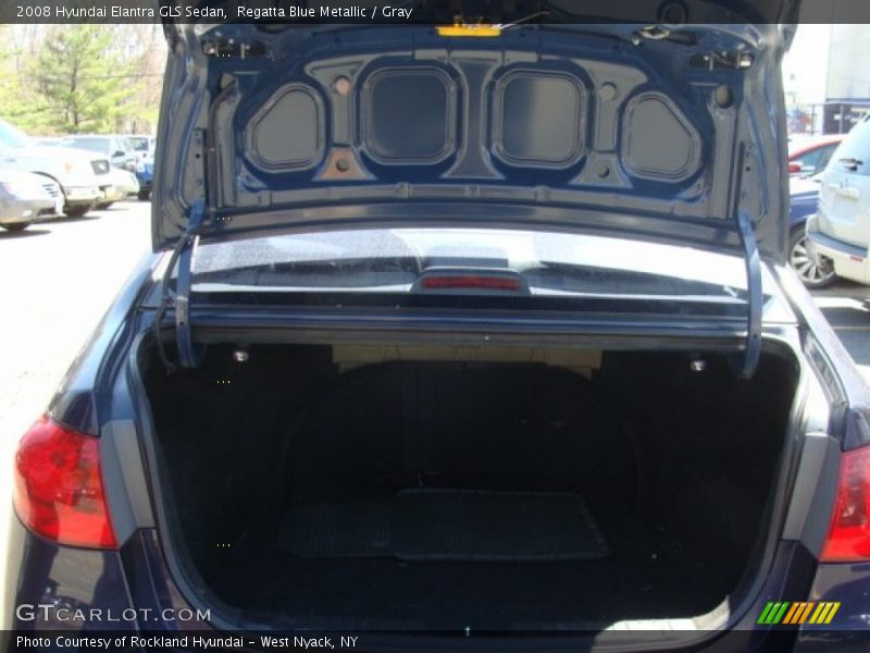 Regatta Blue Metallic / Gray 2008 Hyundai Elantra GLS Sedan