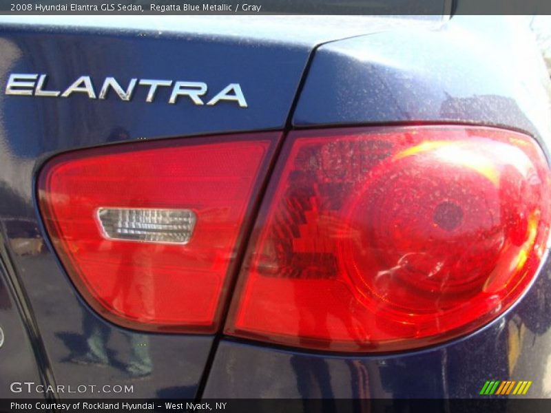 Regatta Blue Metallic / Gray 2008 Hyundai Elantra GLS Sedan