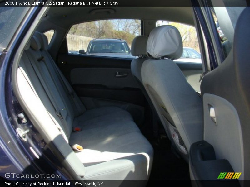 Regatta Blue Metallic / Gray 2008 Hyundai Elantra GLS Sedan