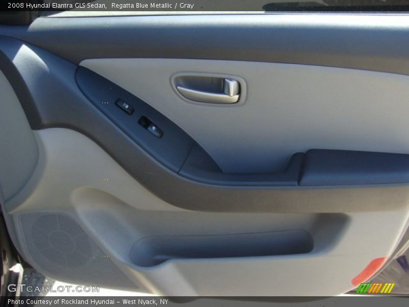 Regatta Blue Metallic / Gray 2008 Hyundai Elantra GLS Sedan