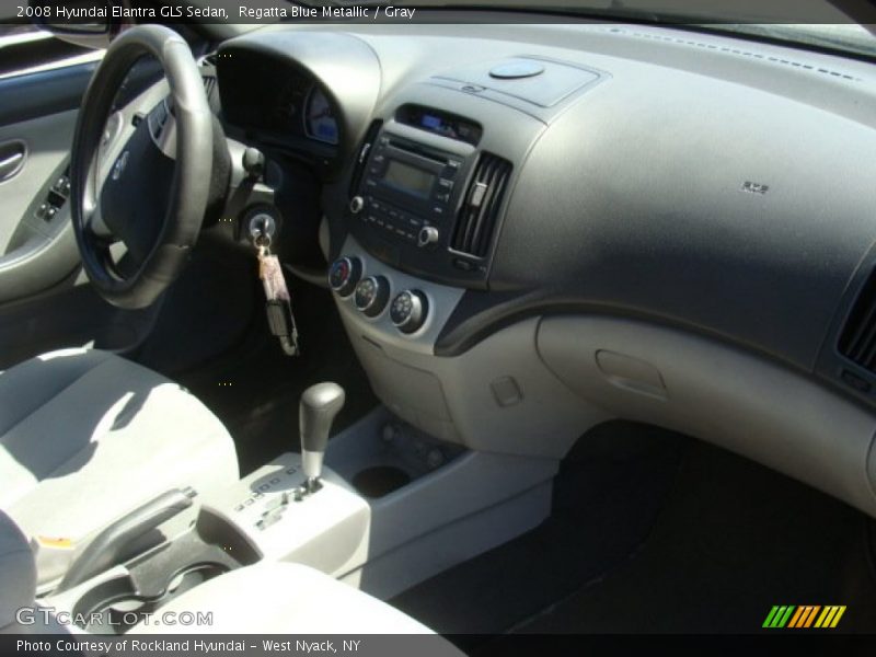 Regatta Blue Metallic / Gray 2008 Hyundai Elantra GLS Sedan