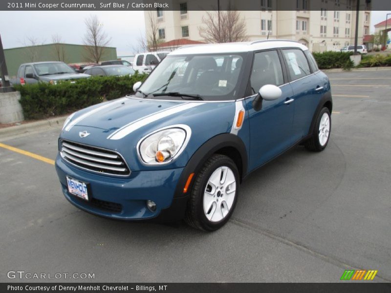 Surf Blue / Carbon Black 2011 Mini Cooper Countryman