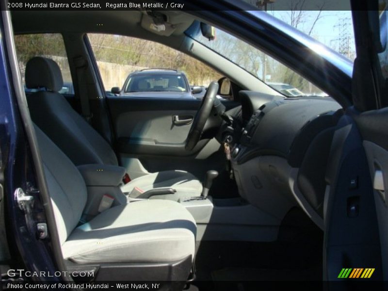 Regatta Blue Metallic / Gray 2008 Hyundai Elantra GLS Sedan