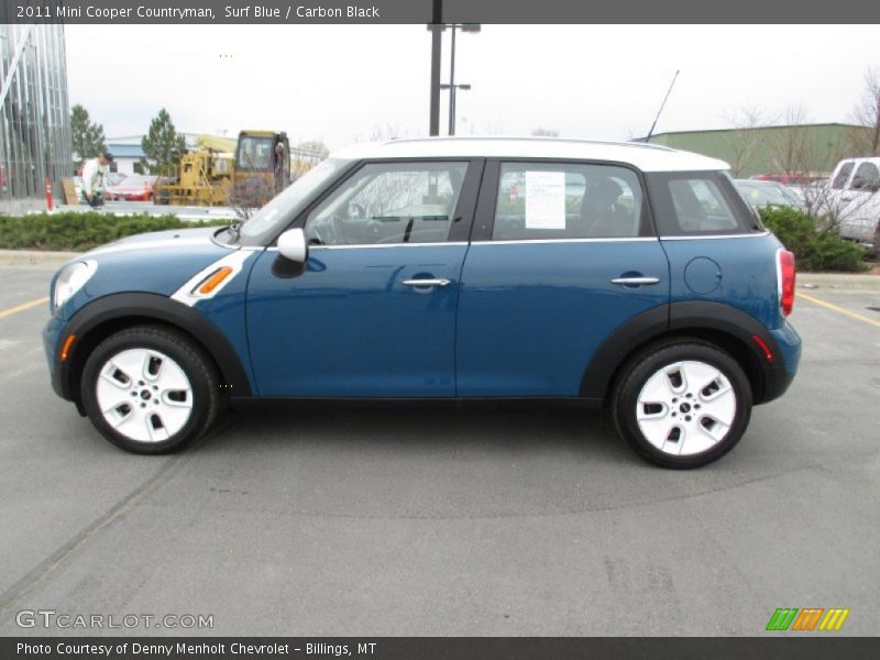 Surf Blue / Carbon Black 2011 Mini Cooper Countryman