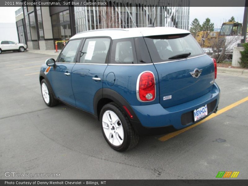 Surf Blue / Carbon Black 2011 Mini Cooper Countryman