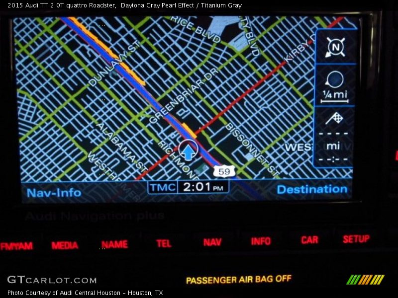 Navigation of 2015 TT 2.0T quattro Roadster