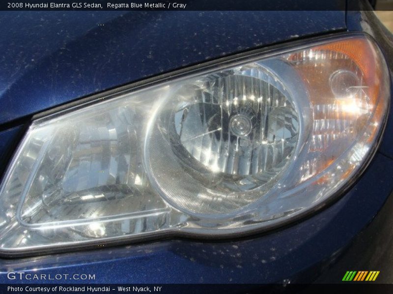Regatta Blue Metallic / Gray 2008 Hyundai Elantra GLS Sedan