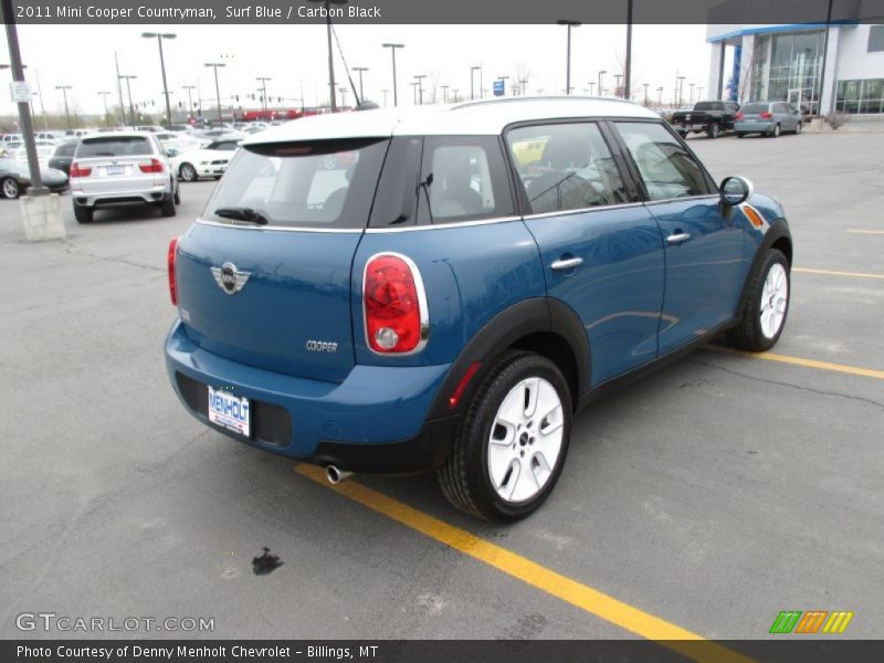 Surf Blue / Carbon Black 2011 Mini Cooper Countryman