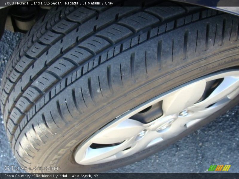 Regatta Blue Metallic / Gray 2008 Hyundai Elantra GLS Sedan