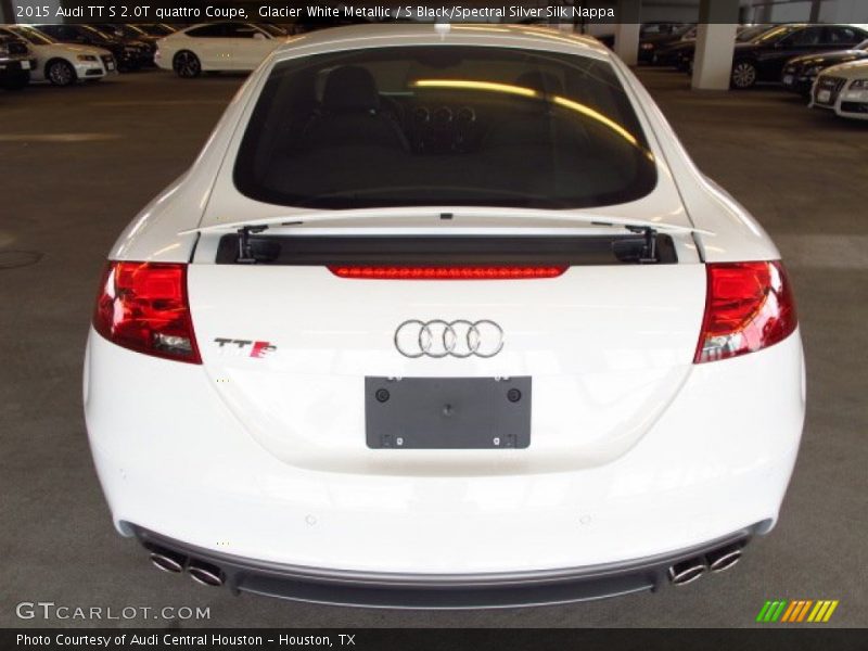 Glacier White Metallic / S Black/Spectral Silver Silk Nappa 2015 Audi TT S 2.0T quattro Coupe