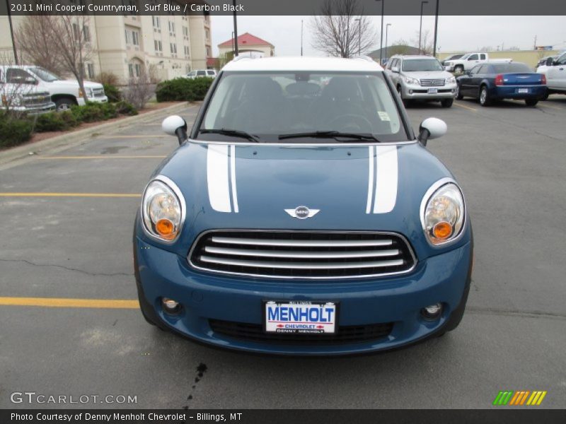 Surf Blue / Carbon Black 2011 Mini Cooper Countryman
