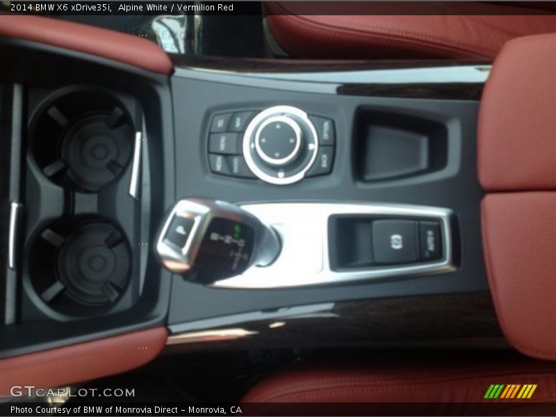Alpine White / Vermilion Red 2014 BMW X6 xDrive35i