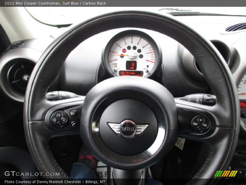 Surf Blue / Carbon Black 2011 Mini Cooper Countryman