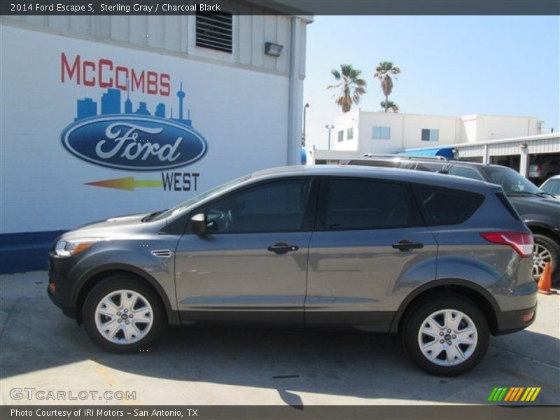 Sterling Gray / Charcoal Black 2014 Ford Escape S