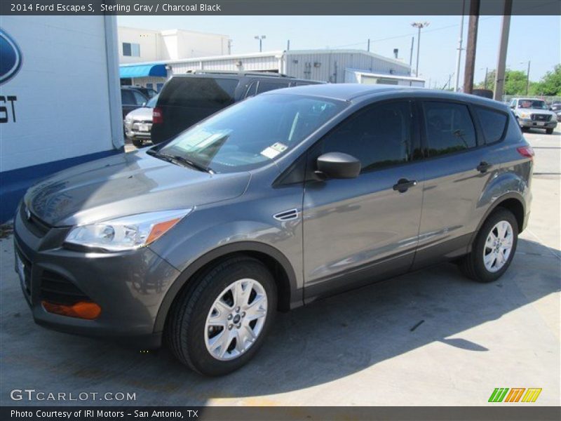 Sterling Gray / Charcoal Black 2014 Ford Escape S