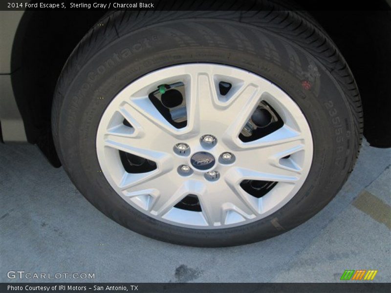 Sterling Gray / Charcoal Black 2014 Ford Escape S