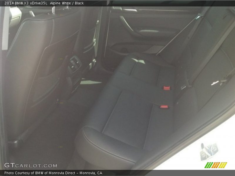 Alpine White / Black 2014 BMW X3 xDrive35i