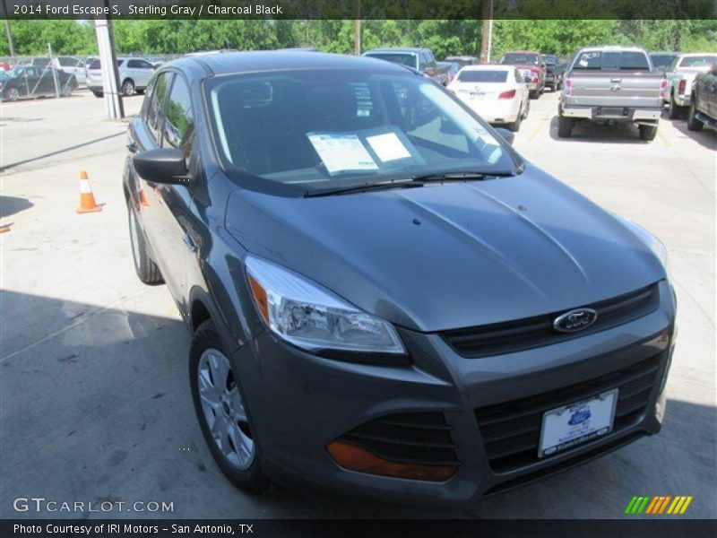 Sterling Gray / Charcoal Black 2014 Ford Escape S