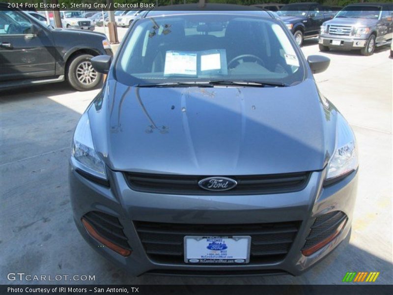Sterling Gray / Charcoal Black 2014 Ford Escape S
