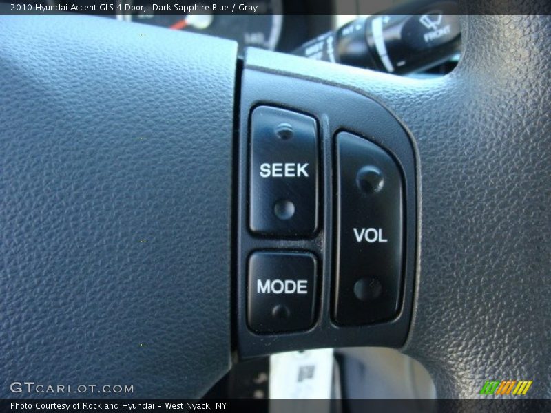 Dark Sapphire Blue / Gray 2010 Hyundai Accent GLS 4 Door